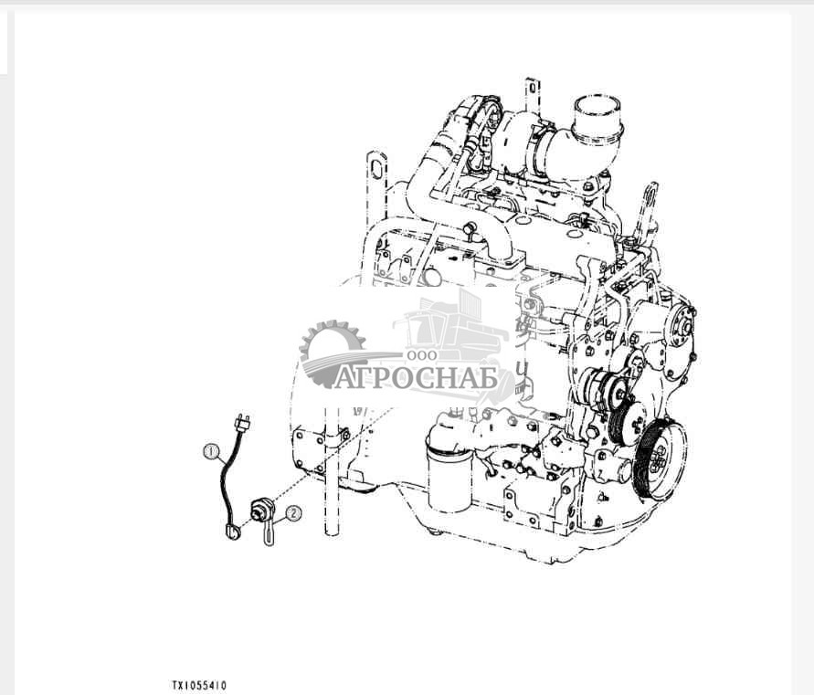 Нагреватель охлаждающей жидкости блока двигателя (220 В) 